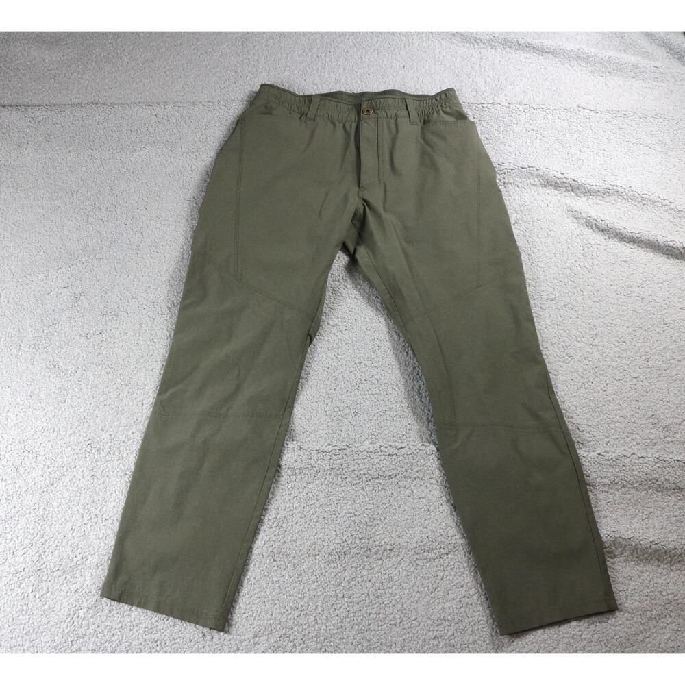 KÜHL Pants 36x32 Green Olive Deceptr Hiking Trousers Water Resistant UPF 50+
